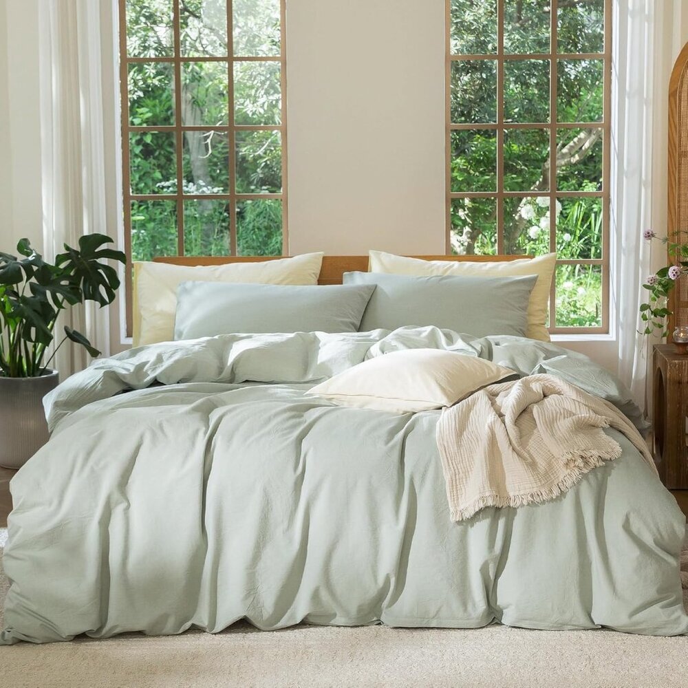 MooMee Bedding Duvet Cover Set Full 80"x90")
